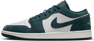 Nike Jordan Mens Air Jordan 1 Low Shoes in Green | 553558-303