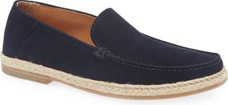J.M. Weston Uzes Espadrille Loafer in Dark Blue at Nordstrom, Size 10.5Us