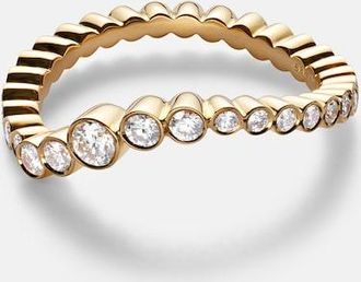 Sophie Bille Brahe Anello Sky Classic in oro 18kt con diamanti