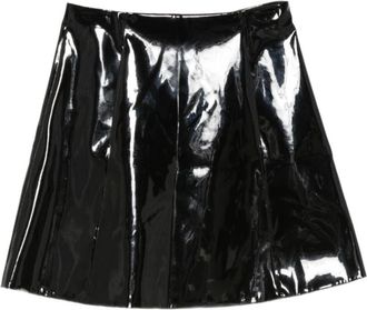Emporio Armani Gonna Corta Verniciata - - Skirts - Donna - Nero - XS