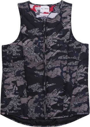Puma x Trapstar Rev Bib Black Camo Zip Gilet Bodywarmer Mens Vest 571817 07 A112