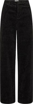 Part Two Zwarte Corduroy Broek Clarisse PW PA - Dames - Wijde Broeken - Zwart - XL - Katoen - Broeken
