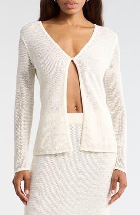 A.L.C. Brandy Cardigan in Off White at Nordstrom Rack, Size Large
