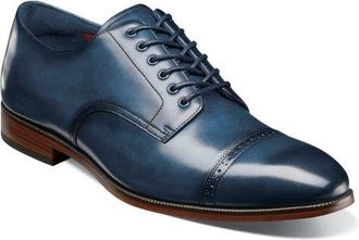 Stacy Adams William Cap Toe Oxford in Navy at Nordstrom, Size 11.5