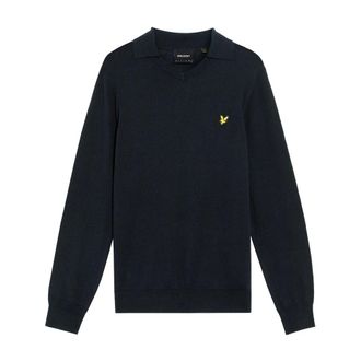 Lyle & Scott Heren, Truien, Blauw, Maat: S Katoen