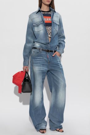 Dsquared2 Denim Jumpsuit, Womens, Blue
