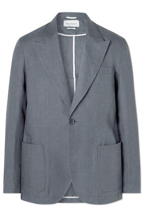 Oliver Spencer Laurel Unstructured Linen Suit Jacket