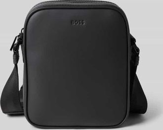 HUGO BOSS Umh&auml;ngetasche aus echtem Rindsleder Modell NEW CROSSTOWN in Black, Gr&ouml;&szlig;e 1