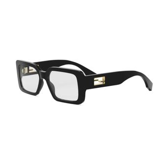 Fendi Sunglasses, unisex, Black, 53 MM, Baguette Rectangle Optical Frame