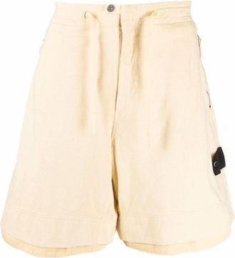 Stone Island speckled-cotton bermuda shorts - men - Cotton - L - Neutrals