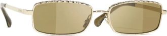 Chanel Sunglasses, female, Yellow, Size: 58 MM C4682 Sunglasses