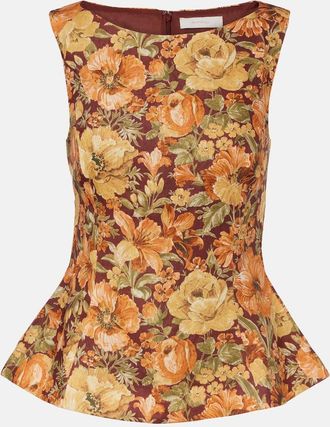 Faithfull The Brand Ana floral linen top