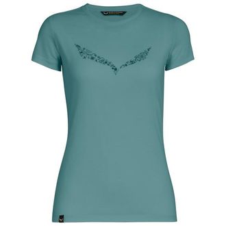 Salewa Solid Dri-Release S/S Tee T-Shirt f&uuml;r Damen | t&uuml;rkis