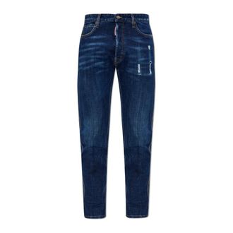 Dsquared2 Slim-fit Jeans, male, Blue, Size: 2XL Mini Front Teddy Jeans