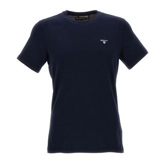 Barbour T-Shirts, male, Blue, Size: 2XL Aboyne T-shirt