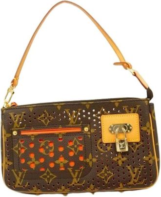 Louis Vuitton Pre-owned Shoulder Bags, female, Orange, Size: ONE SIZE Pre-owned Pouch