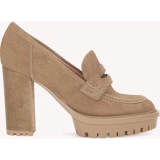 Gianvito Rossi Barry Pumps in Light Brown Suede at Nordstrom, Size 41.5