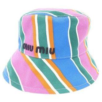 Miu Miu Pre-owned Cappello 5Hc196 - - Pre-owned - Donna - Multicolore - ONE SIZE