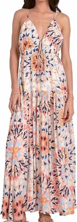Elan Ella Maxi Dress In Kaleidoscope