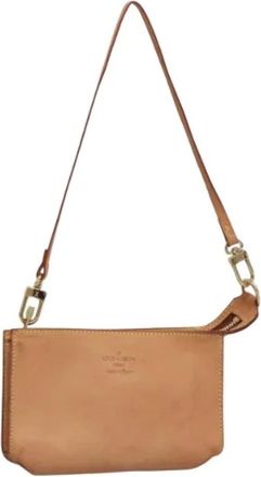 Louis Vuitton Pre-owned Shoulder Bags, female, Beige, Size: ONE SIZE Pre-owned Vintage Shoulder Bag
