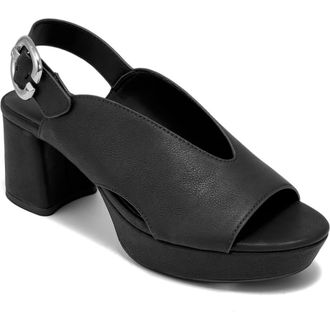 Aerosoles Clora Slingback Platform Sandal in Black at Nordstrom Rack, Size 8.5