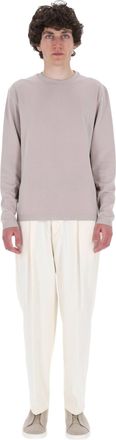 Herno White Pure Cotton Long-Sleeve T-Shirt