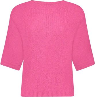 Geisha Short-sleeve Pullover - Dames - Truien - Roze - Maat: XL Acryl