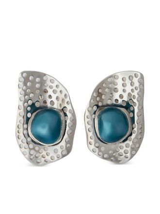 Kiko Kostadinov two-tone earrings - Silver