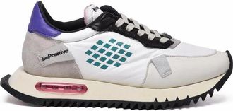 Bepositive Leather/Polyester Sneakers - White