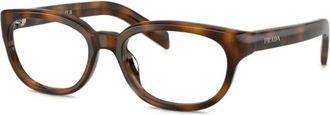 Prada Glasses, female, Brown, Size: 54 MM Panto Optical Frame