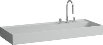 Laufen Laufen - Kartell Lavabo, Bajo Encimera, Repisa Izquierda, 1 Agujero