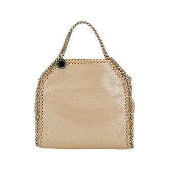 Stella McCartney Falabella Mini - Dames - Handtassen - Geel - ONE Size - Katoen - Tassen