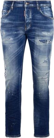 Dsquared2 Skater Jeans - Heren - Slim Fit Jeans - Blauw - XS - Katoen - Jeans