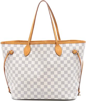 Louis Vuitton 2014 Damier Azur Neverfull MM tote bag - Bianco