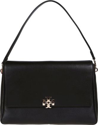 Tory Burch Large Charlie Shoulder Bag - Dames - Schoudertassen - Zwart - ONE Size - Leer - Tassen