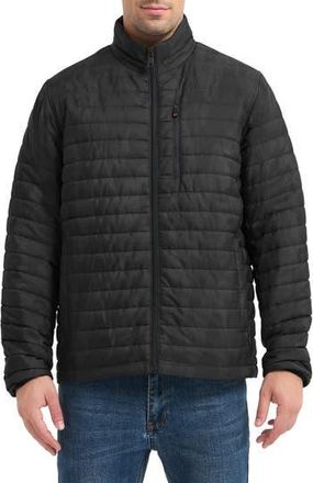 Hawke & Co Rail Water Resistant Quilted Jacket in Black at Nordstrom Rack, Size Medium