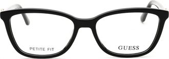 Guess GU50310 Rectangular Acetate Eyeglasses - Black