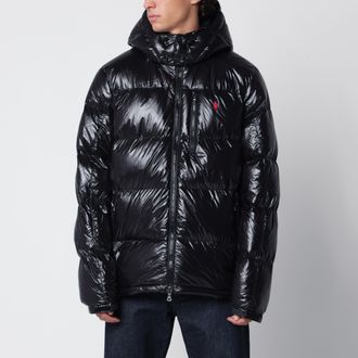 Polo Ralph Lauren Piumino Gorham nero lucido in nylon