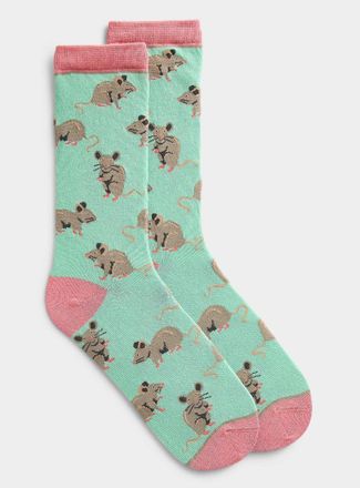 Simons Womens Cute animal colourful socks