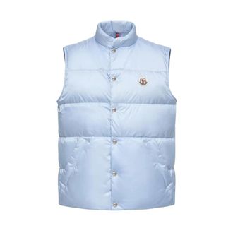 Moncler Tuquerouye Down Vest - male - Moncler - Waistcoats - Blue - XL - Jackets