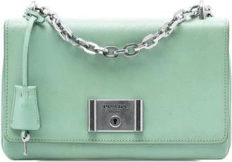Prada Borsa Pre-owned in Pelle Saffiano - - Pre-owned - Donna - Verde - ONE SIZE