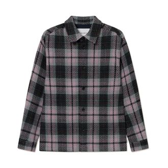 Les Deux Jonathan Check Overshirt - Heren - Zomerjassen - Veelkleurig - M - Wol - Jassen