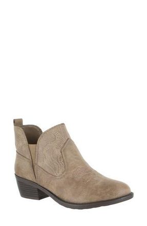 Easy Street Legend Western Bootie - Multiple Widths Available in Taupe/taupe Embossed at Nordstrom Rack, Size 7.5