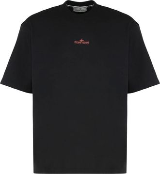 Stone Island Hombre, Camisetas, Negro, Talla: M