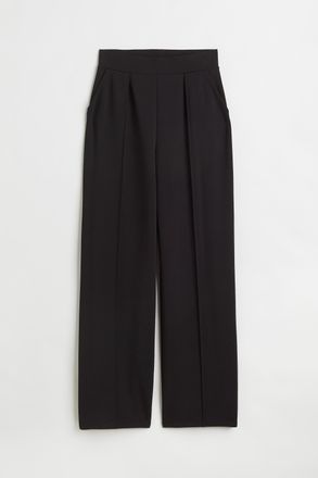 H&M Elegante Hose mit hohem Bund - Schwarz
