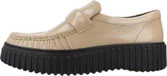 Clarks Patent Moc Loafers - Dames - Loafers - Beige - 37 1/2 EU - Schoenen