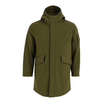 C.P. Company Parkas, male, Green, Size: XL Shell-R 3-Layer Softshell Parka