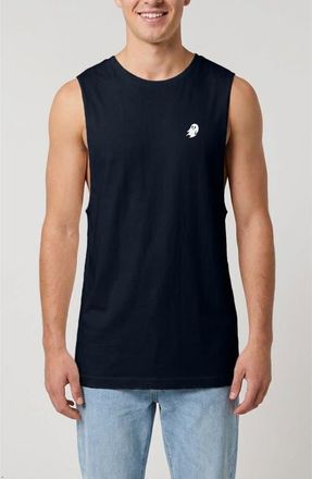 Dalix Ghost Lightweight Jersey Tank in Navy Blue at Nordstrom, Size Xx-Large