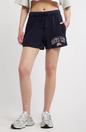 Boys Lie United States of Boys Lie Waffle Knit Shorts in Navy at Nordstrom, Size X-Small