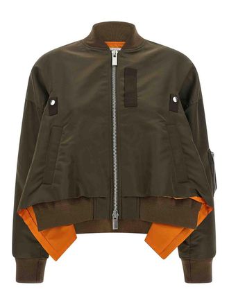 sacai Asymmetrical Blouson Bottom